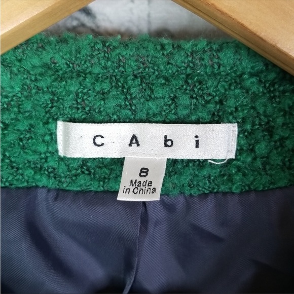 Cabi Ivy Green Blazer Jacket Size 8 - Picture 8 of 11
